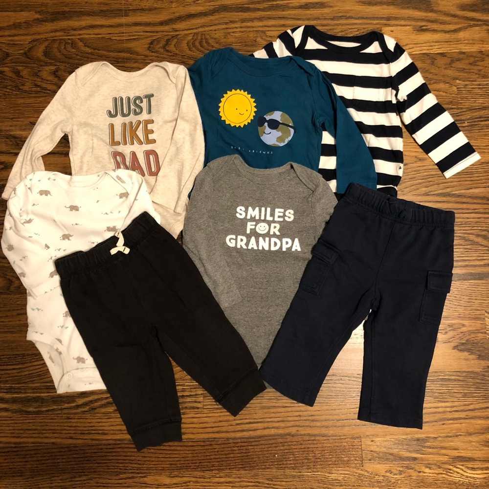 Mix baby boy 12-18 months set of 7